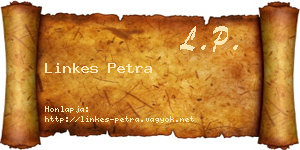 Linkes Petra névjegykártya